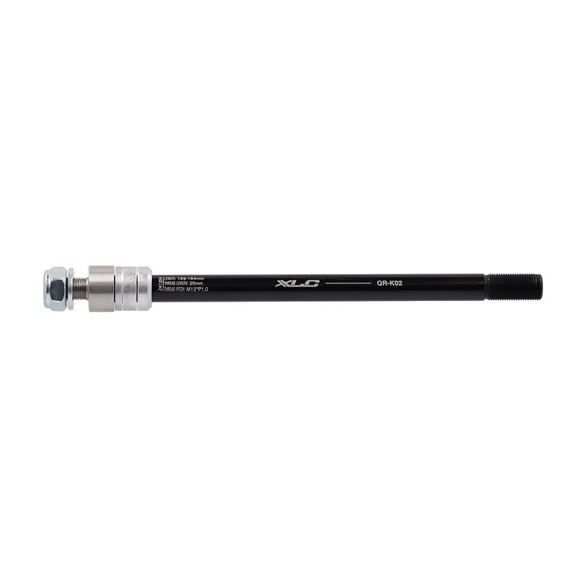 XLC QR-K02 AXE TRAVERSANT M12x1.0 169-184 mm SYNTACE 142/148 mm POUR REMORQUES