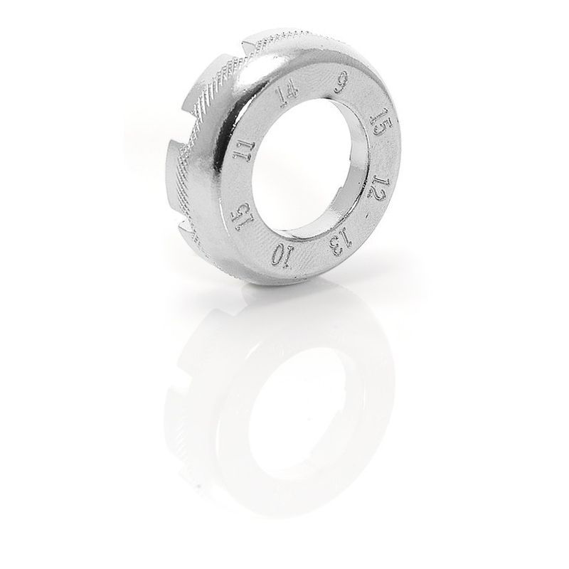 XLC TO-S42 CLÉ À RAYONS FORME PLATE ARGENT