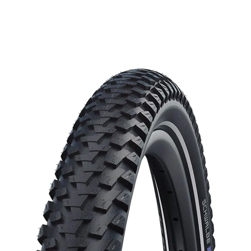 PNEU SCHWALBE MARATHON PLUS MTB 27.5x2.25 HS468 STANDARD S-GUARD TWINSKIN RIGIDE NOIR RÉFLÉCHISSANT