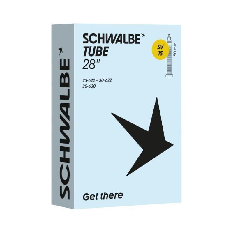 CHAMBRE À AIR SCHWALBE SV15 700x23-30C VALVE PRESTA 50 mm 23/30-622/630