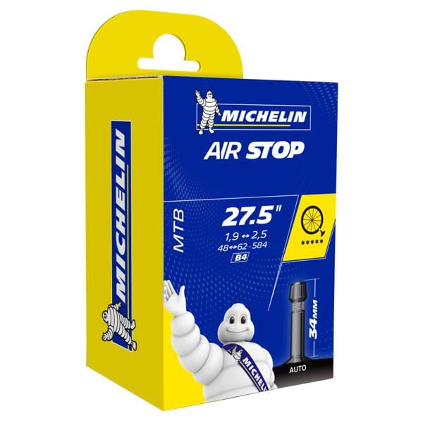 Chambre à Air MICHELIN AIRSTOP B4 27,5x1,90/2,50 Butyl Schrader 34 mm