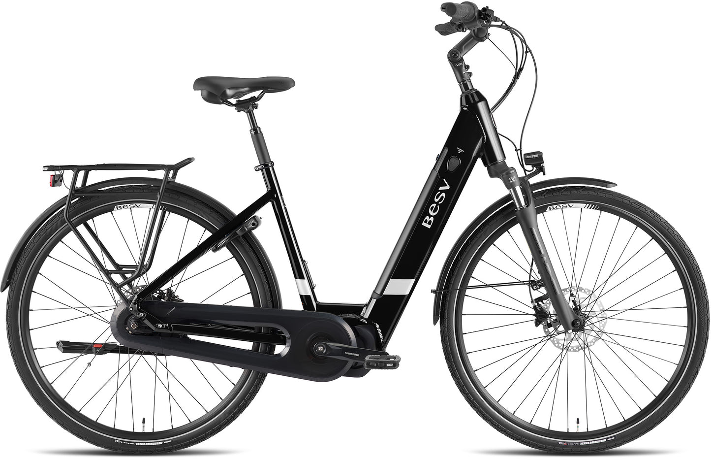 Vélo Electrique VTC Vae BESV CT 2.3 LS cadre ouvert Noir