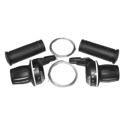 JEU MANNETTES SRAM GRIP SHIFT 3.0 COMP 7V.1:1 MICRO FRONT NOIRES