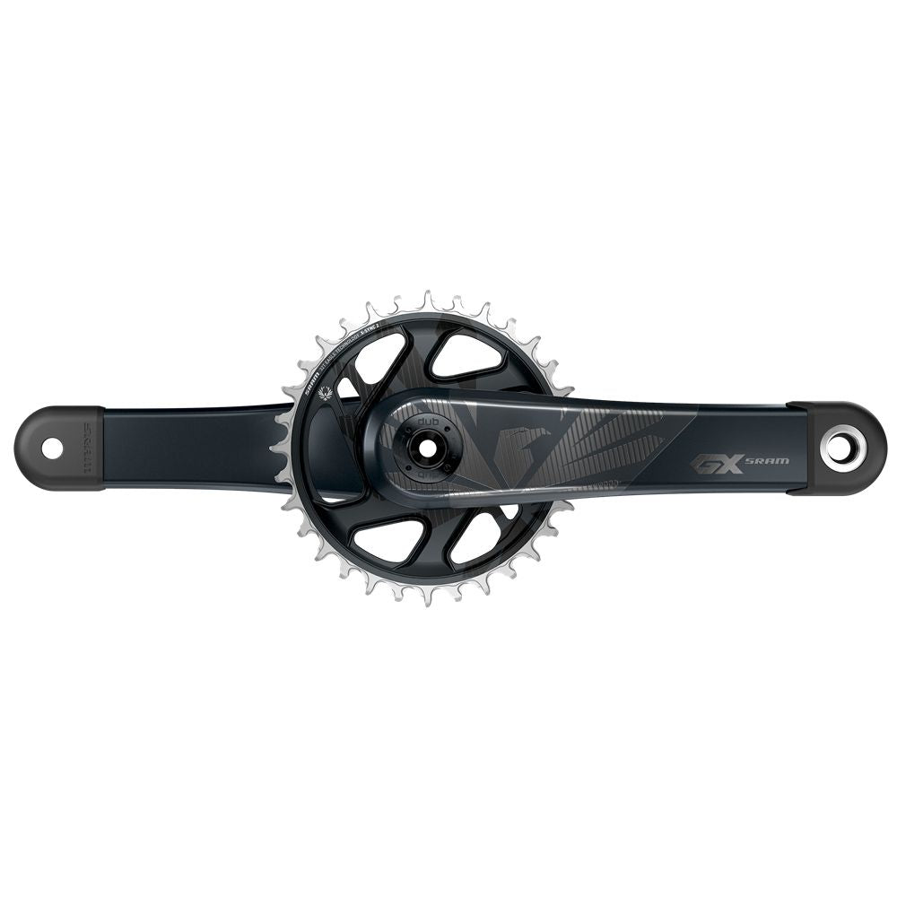 PÉDALIER SRAM GX EAGLE X-SYNC2 148 BOOST DUB DM 175 mm 32D 12V CARBONE GRIS LUNAIR SANS CUVETTES