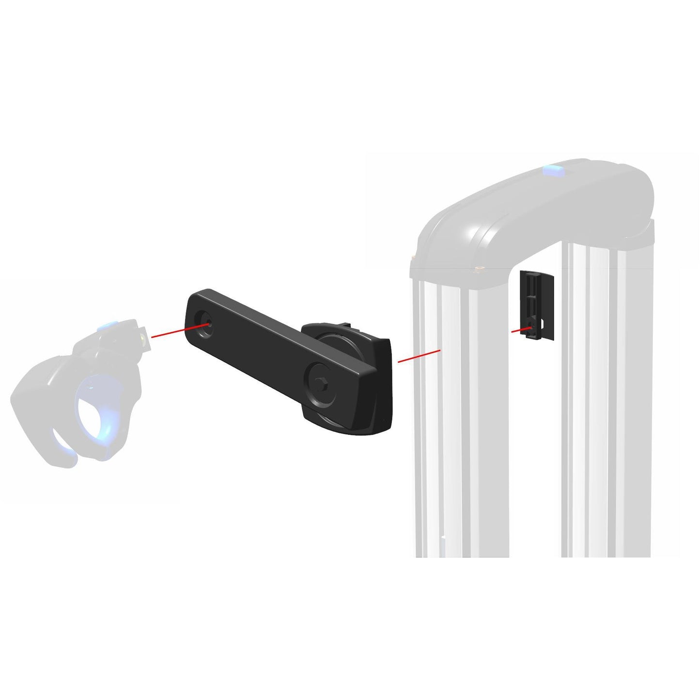 XLC CC-X61 ADAPTATEUR CADRE POUR PORTE-VÉLO ALMADA