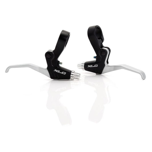 XLC BL-V01 PAIRE DE LEVIERS FREIN RAPIDFIRE/V-BRAKE ALUMINIUM NOIR/ARGENT