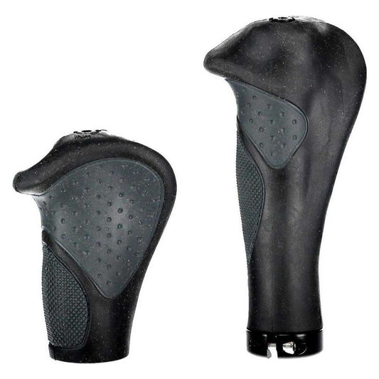 XLC GR-S22 JEU DE POIGNÉE GEL ERGONOMIQUES 135/92 mm NOIR/GRIS