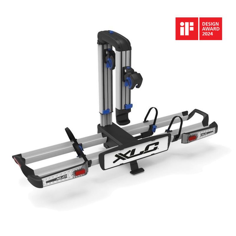 XLC CC-C07 PORTE-VÉLOS ALMADA WORK-E XTRA LED 2 EN 1 PLIANT