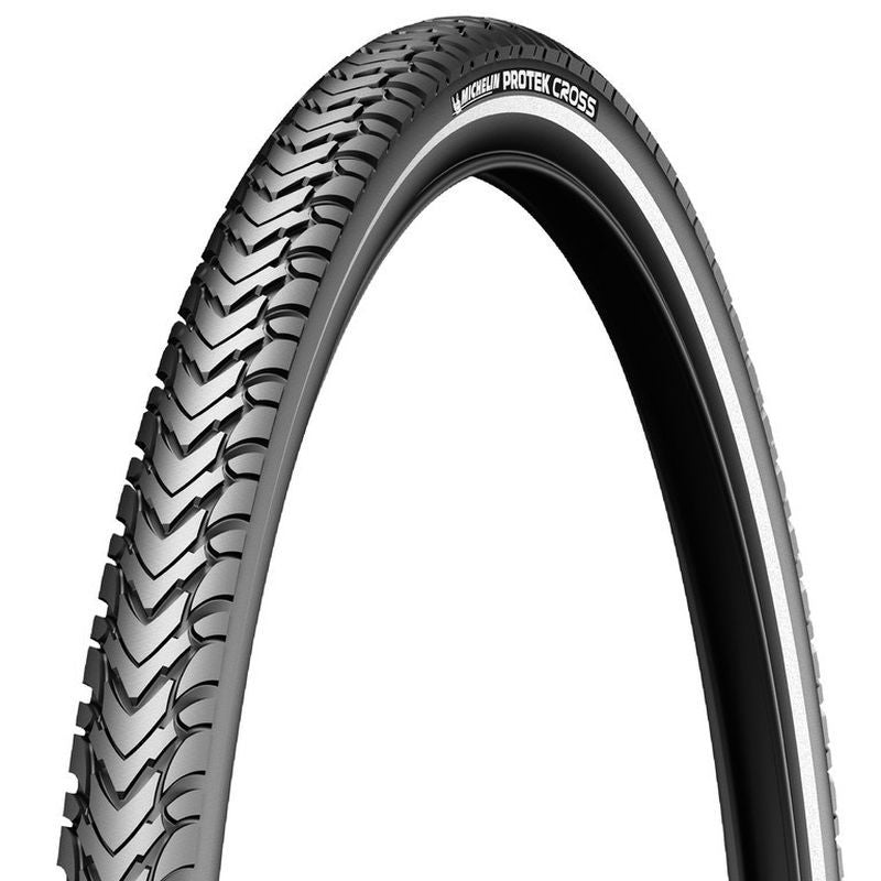 PNEU MICHELIN PROTEK CROSS 700x35C ACCES LINE RIGIDE FLANC RÉFLÉCHISSANT 37-622