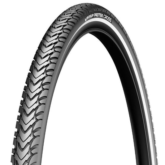 PNEU MICHELIN PROTEK CROSS 700x35C ACCES LINE RIGIDE FLANC RÉFLÉCHISSANT 37-622