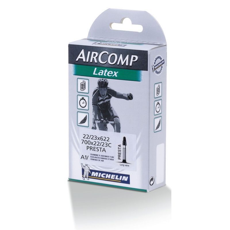 CHAMBRE À AIR MICHELIN 700x22-23C LATEX PRESTA VALVE 60 mm