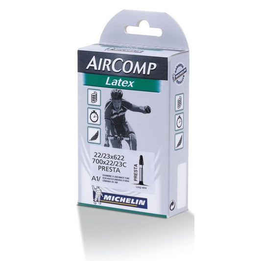 CHAMBRE À AIR MICHELIN 700x22-23C LATEX PRESTA VALVE 60 mm