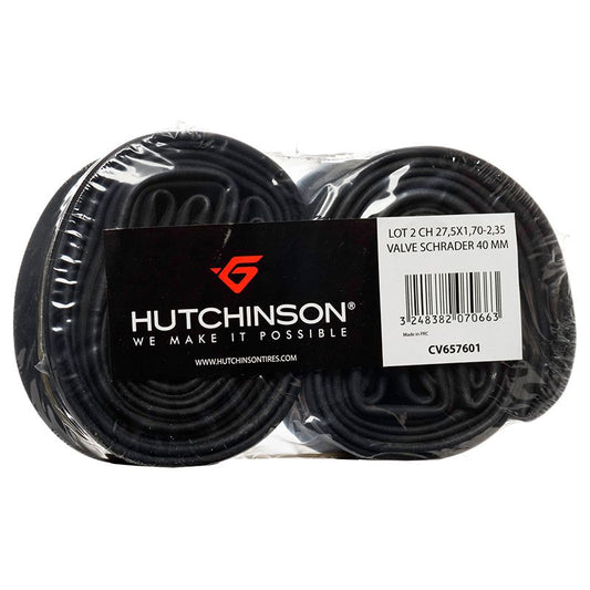 BLISTER 2 CHAMBRES À AIR HUTCHINSON 27.5x1.70-2.35 VALVULE STANDARD 40 mm