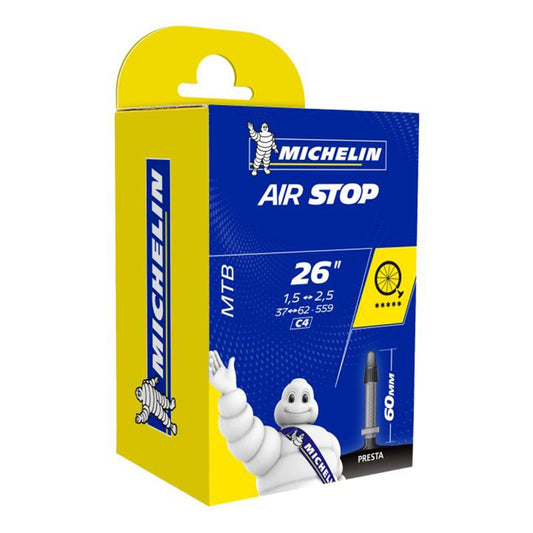 CHAMBRE À AIR MICHELIN C4 AIRSTOP 26x1.85-2.40 VALVE STANDARD 48 mm (47-61/559)
