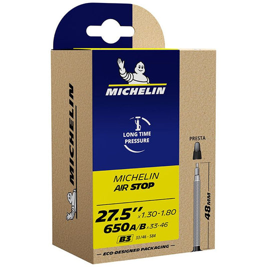 CHAMBRE À AIR MICHELIN B3 AIRSTOP 27.5x1.30-1.75 VALVE PRESTA 48 mm (33/46-584)