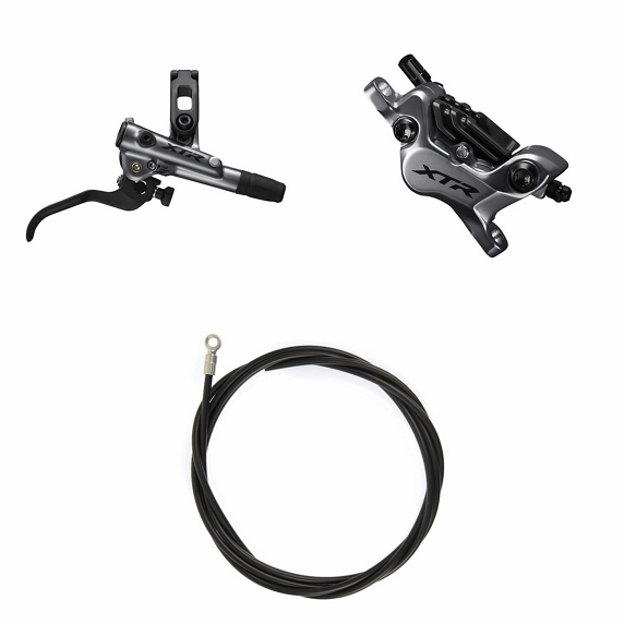 SHIMANO XTR Kit de frein à disque hydraulique BRM9120JKITM9120 Droite / arrière Métal avec ailette Sans adaptateur 1700 (noir)