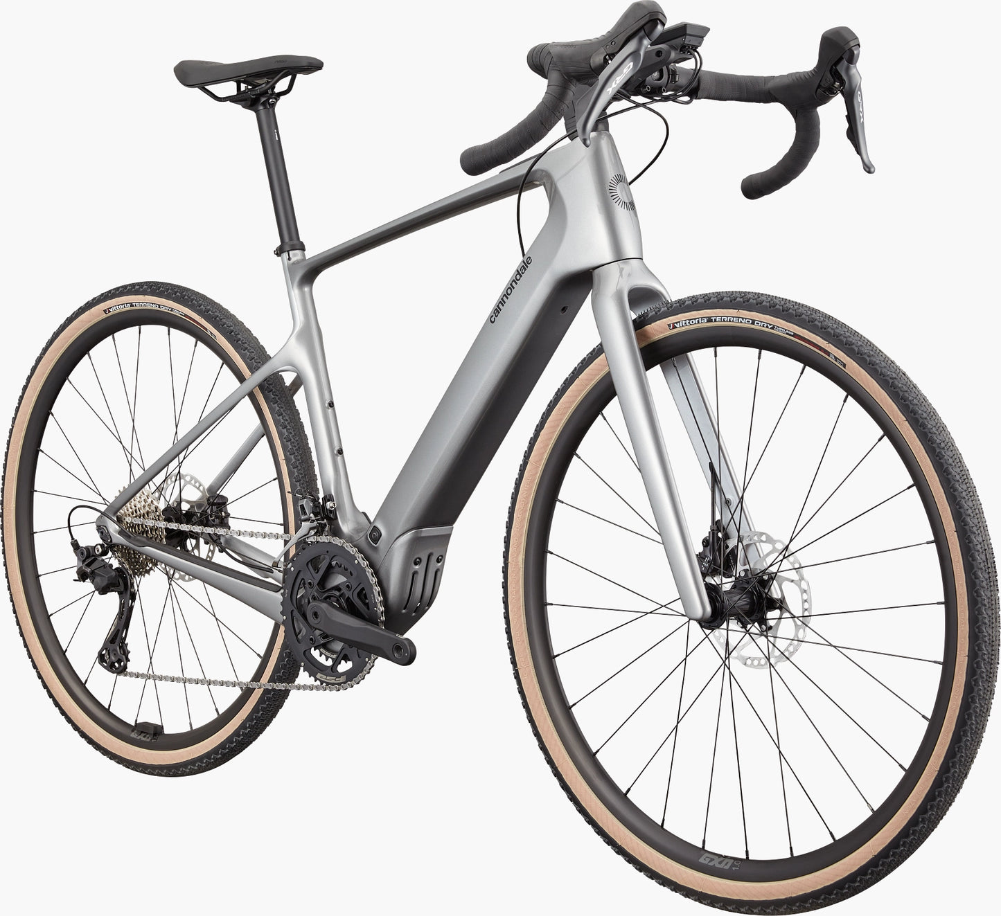 Vélo gravel électrique Cannondale Synapse Neo AllRoad 2 taille M gris