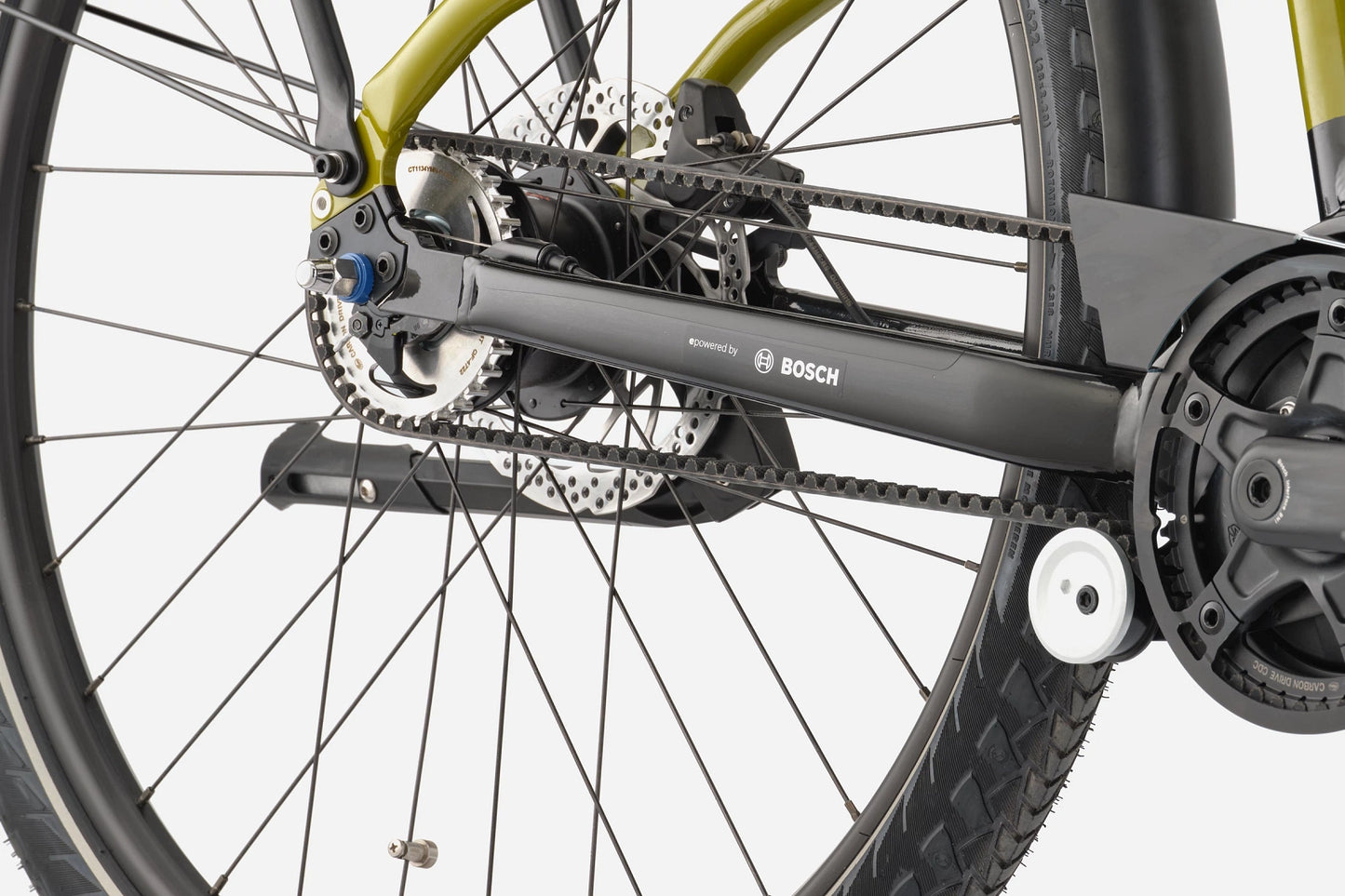 Vélo Electrique VTC Cannondale Mavaro 4 Taille: M vert