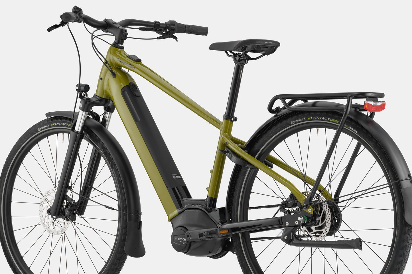 Vélo Electrique VTC Cannondale Mavaro 4 Taille: M vert