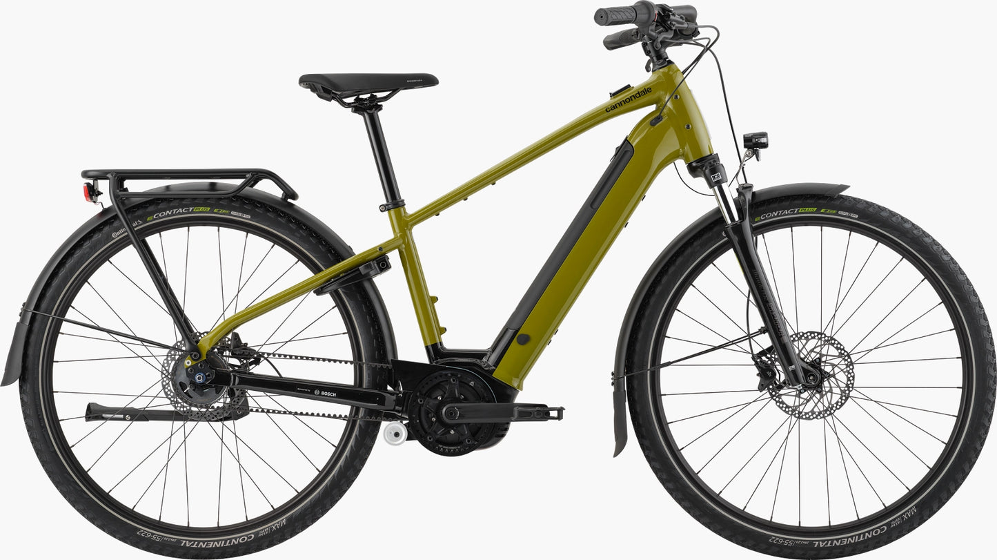 Vélo Electrique VTC Cannondale Mavaro 4 Taille: M vert