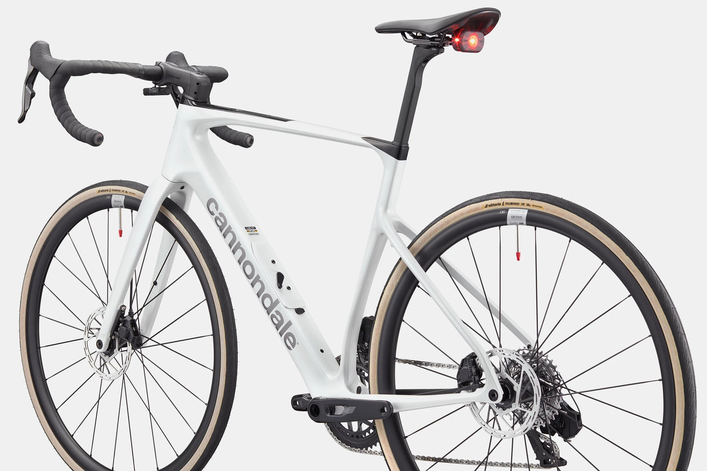 Vélo route Cannondale Synapse Carbon 3 SmartSense Blanc Taille 54