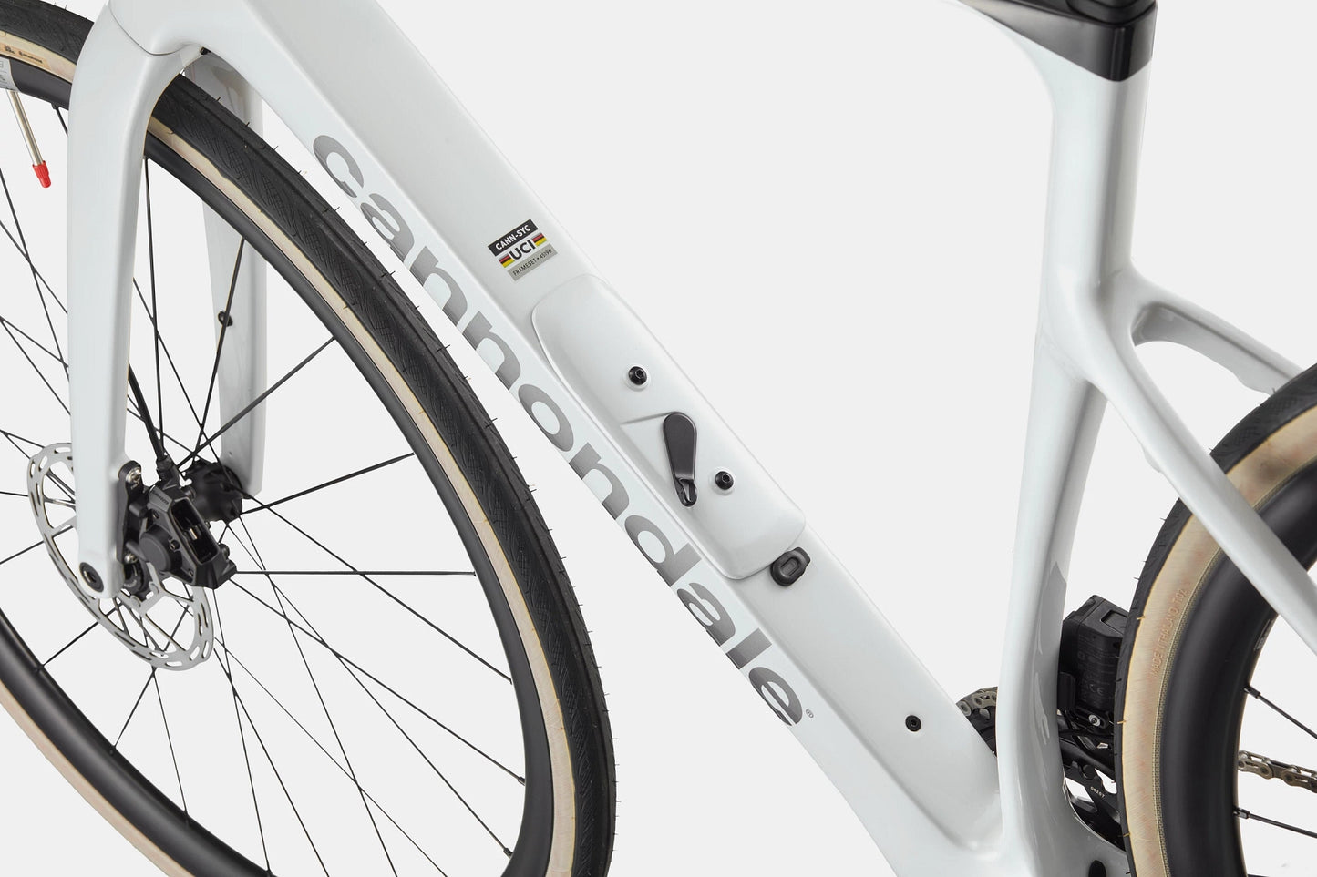 Vélo route Cannondale Synapse Carbon 3 SmartSense Blanc Taille 54