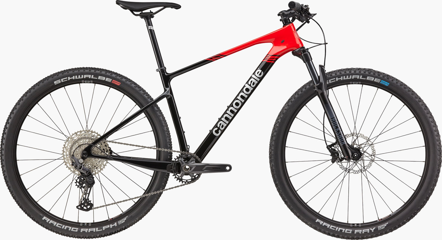 VTT Semi-rigide tout-terrain Cannondale Scalpel HT Carbon 3 Rouge Taille S