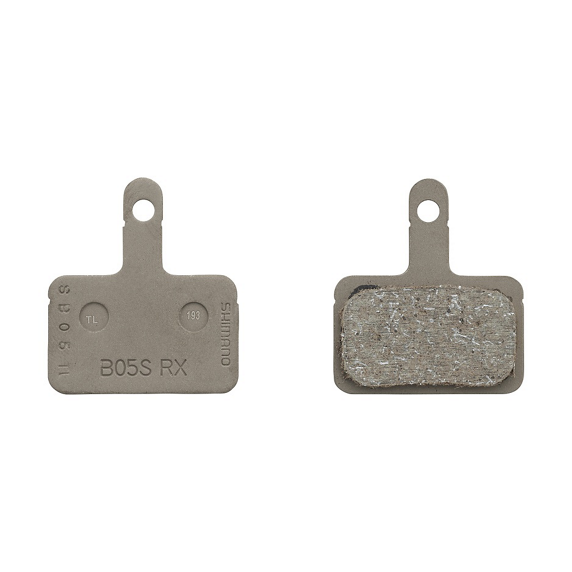 SHIMANO PLAQUETTE DE FREIN À DISQUE BP-B05S-RX RÉSINE SANS AILETTE 1 paire