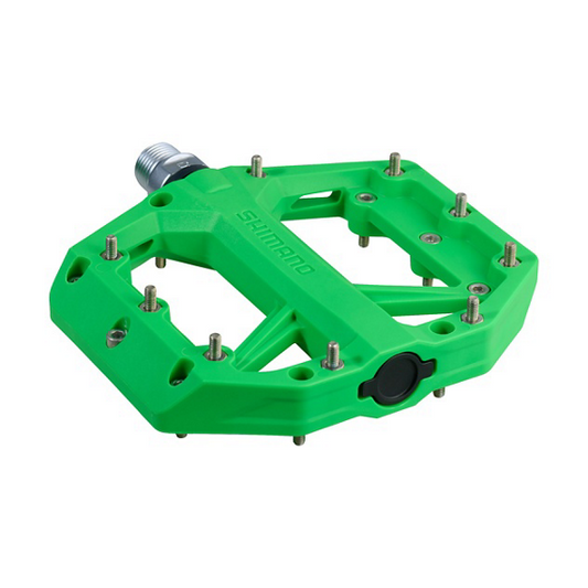 SHIMANO Pédales (plate) PD-GR400 Vert