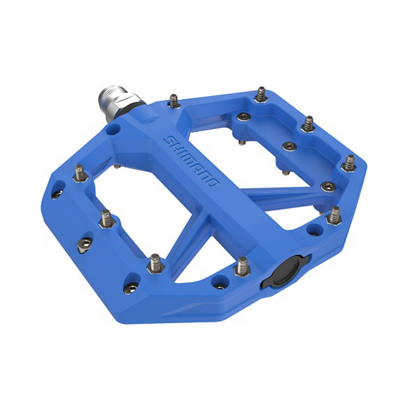 SHIMANO Pédale (plate) PD-GR400 Bleu