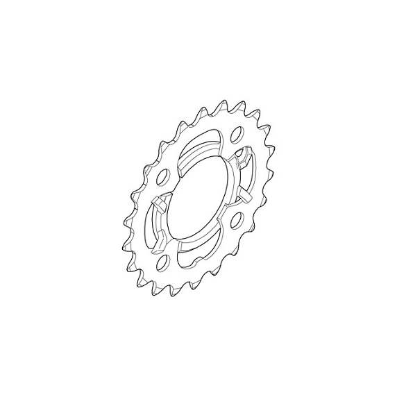 SHIMANO ACERA Plateau 28T pour FC-M361(Noir)
